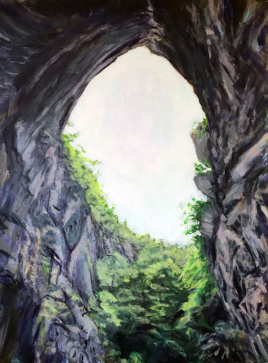 deconstructing and icon: natural bridge